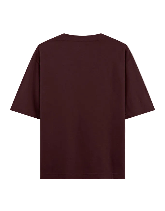 Brown t-shirt on a white background